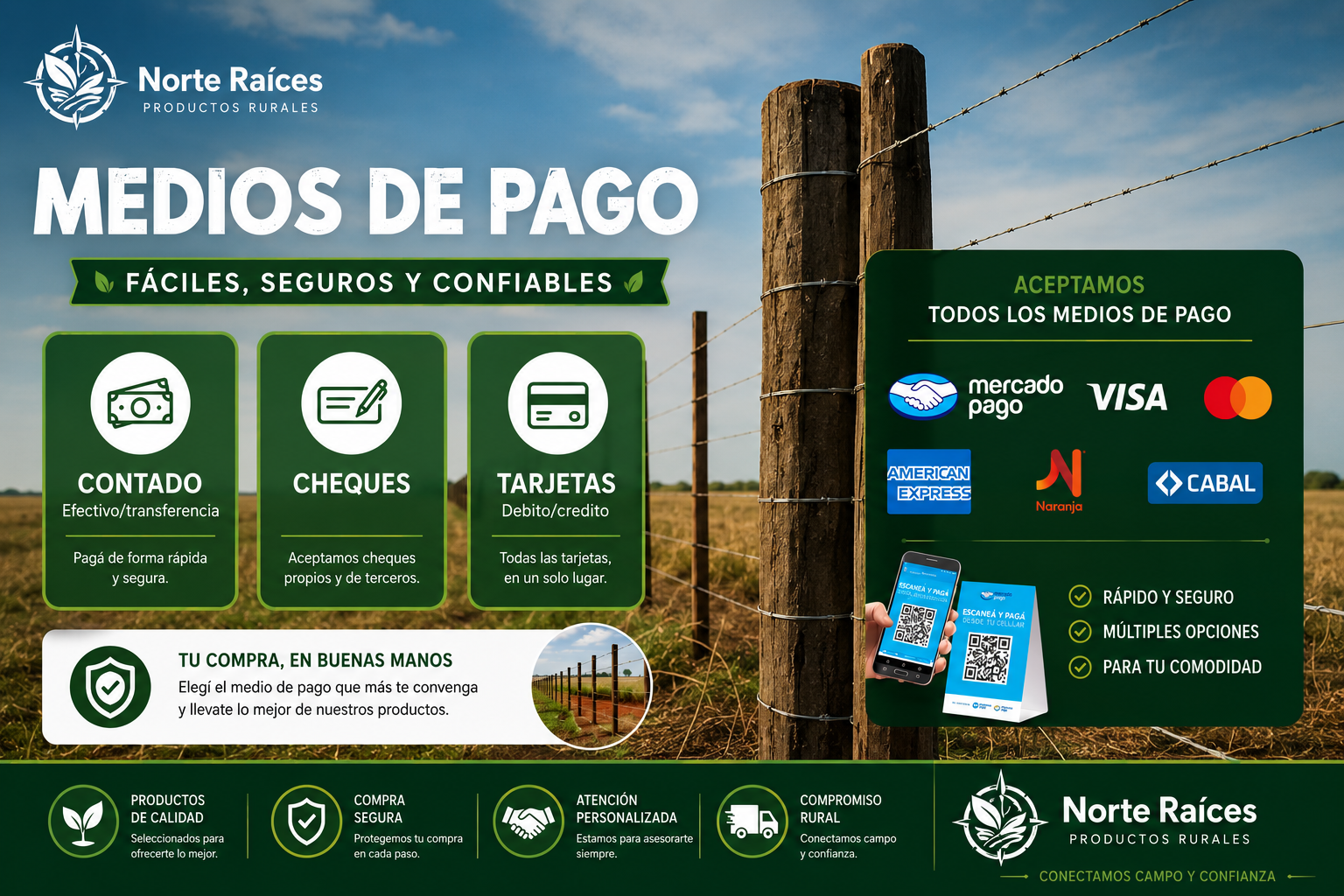 Medios de Pago Norte Raices